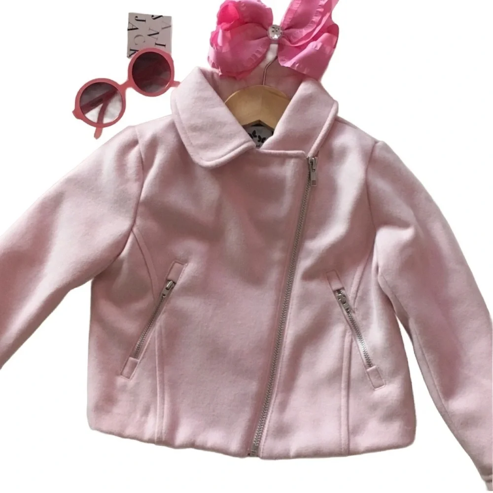 🌸Gymboree gorgeous rose pink jacket GUC size S🌸